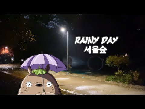 서울숲 seoul forest rainy day (ft. 토토로)