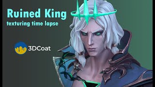 Ruined King fan art. Texturing time lapse
