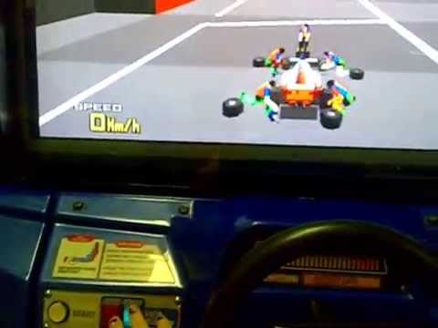 MAME Virtua Racing On Indy 500 Deluxe Cabinet