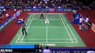 SF - WD - TANG Y.T. / YU Y. vs MA J. / WANG X.L. - 2014 India Badminton Open