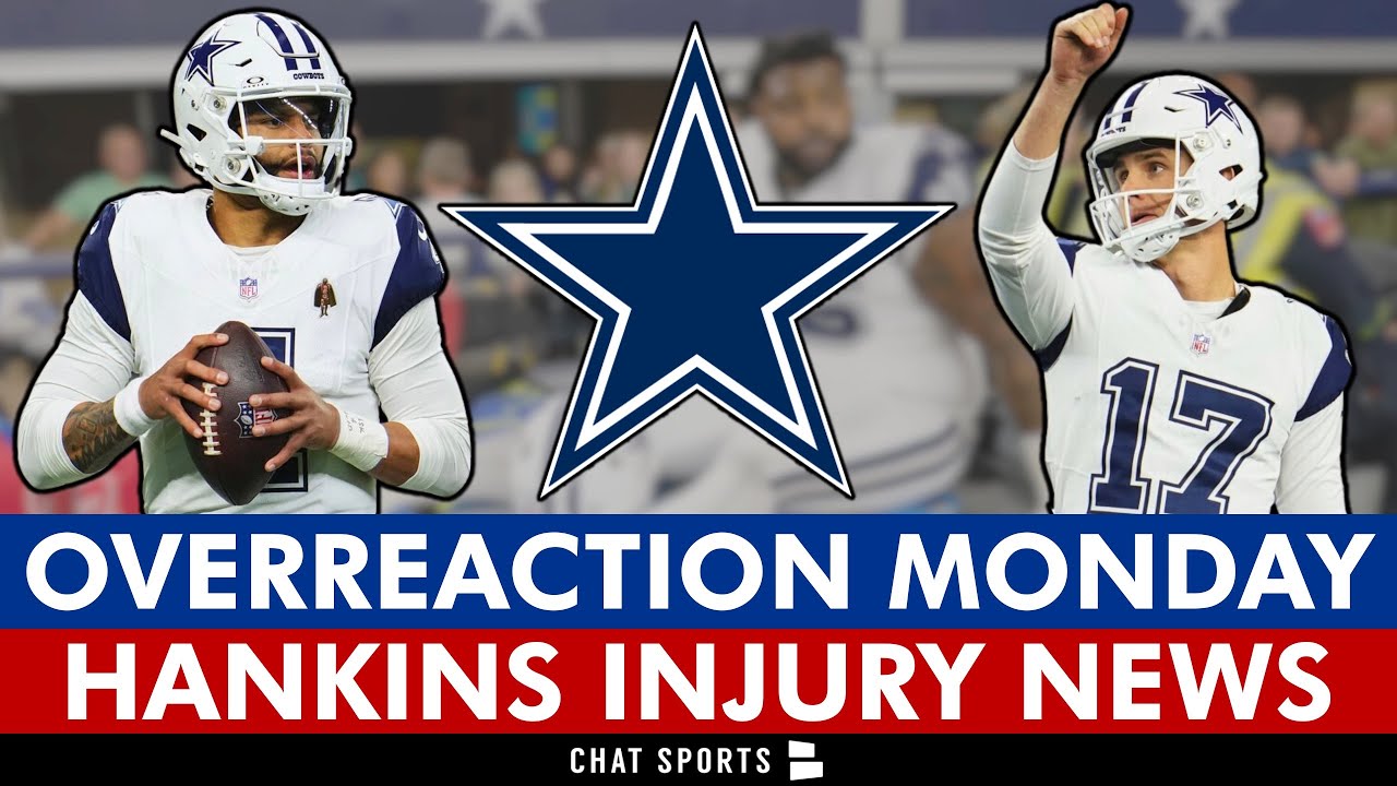 WATCH: Cowboys News On Johnathan Hankins Injury + Overreactions On Dak Prescott, Brandon Aubrey & Defense