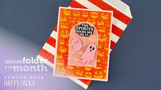 Spellbinders August 2026 2D Embossing Folder of the Month – Happy Jacks