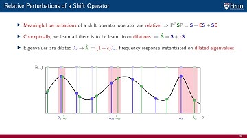 Lecture 8.5 - Stability of Graph Filters to Graph Perturbations