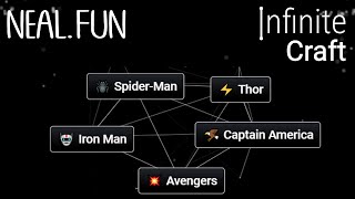 How to Get Captain America in Infinite Craft | Make Captain America in Infinite Craft