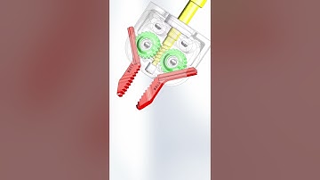 Mechanical claw #mechanism #3dprinting #machine #simulation#solidworks