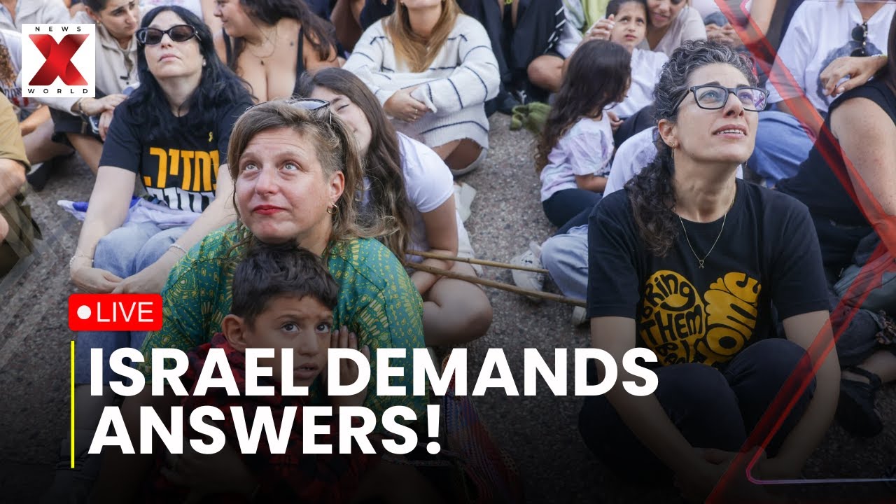 Israel Hostage Protest Live: Massive Tel Aviv rally demands last hostage release | NewsX World