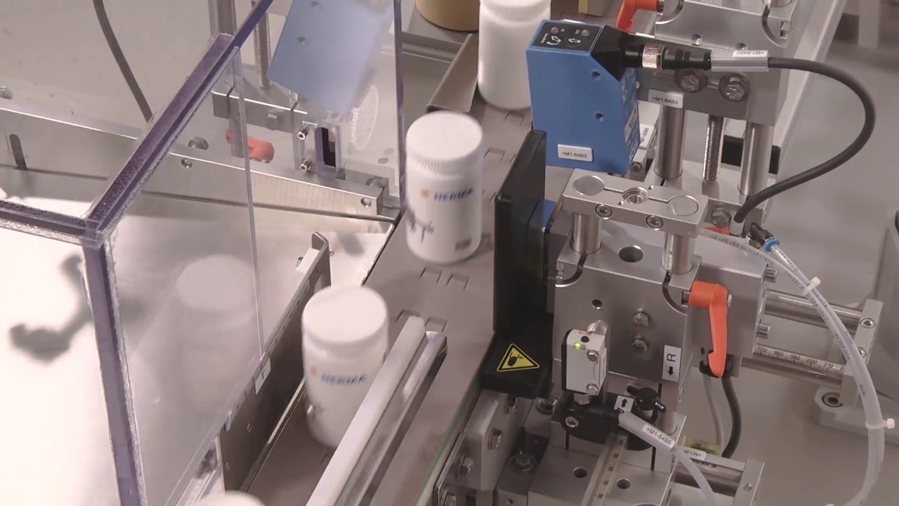 HERMA 152E B - Labeling of cylindrical products