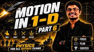 PHY30 Motion In One Dimension part 6 | Physics for all defence exams | #ndaphysics #airforcephysics