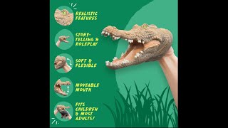 Wild Thingz Hand Puppet - Crocodile