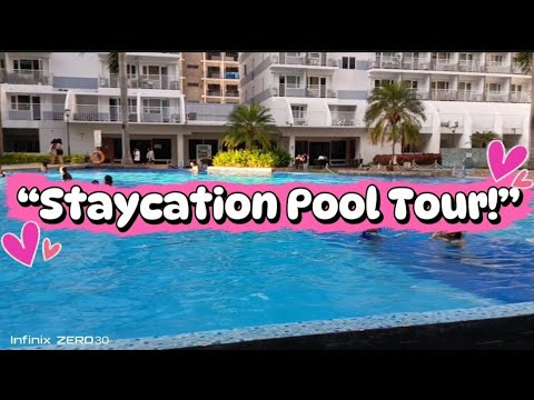 Resort-Style Pool Tour at Shell Residences Pasay 🏊 | Staycation Vlog Philippines