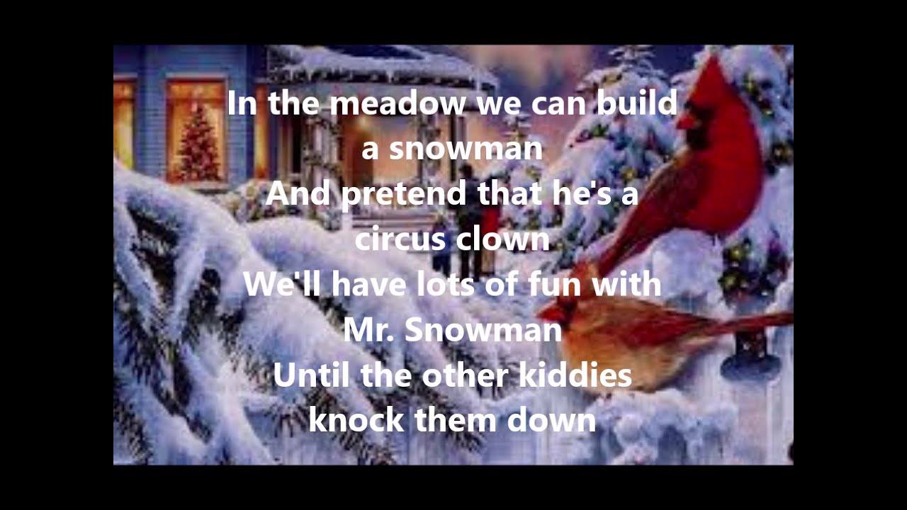 Winter Wonderland Lyrics Winter Wonderland - YouTube