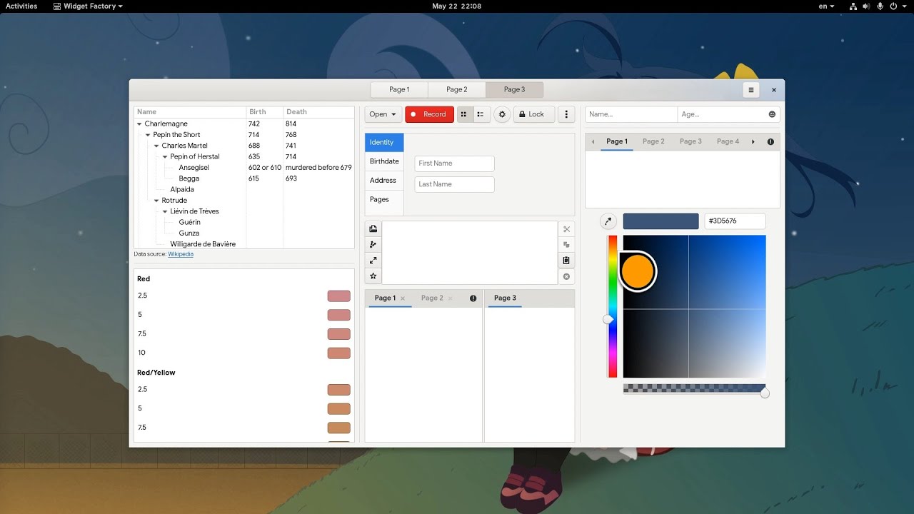 GNOME 3.38: We have a Color Picker Previewer :)) - YouTube