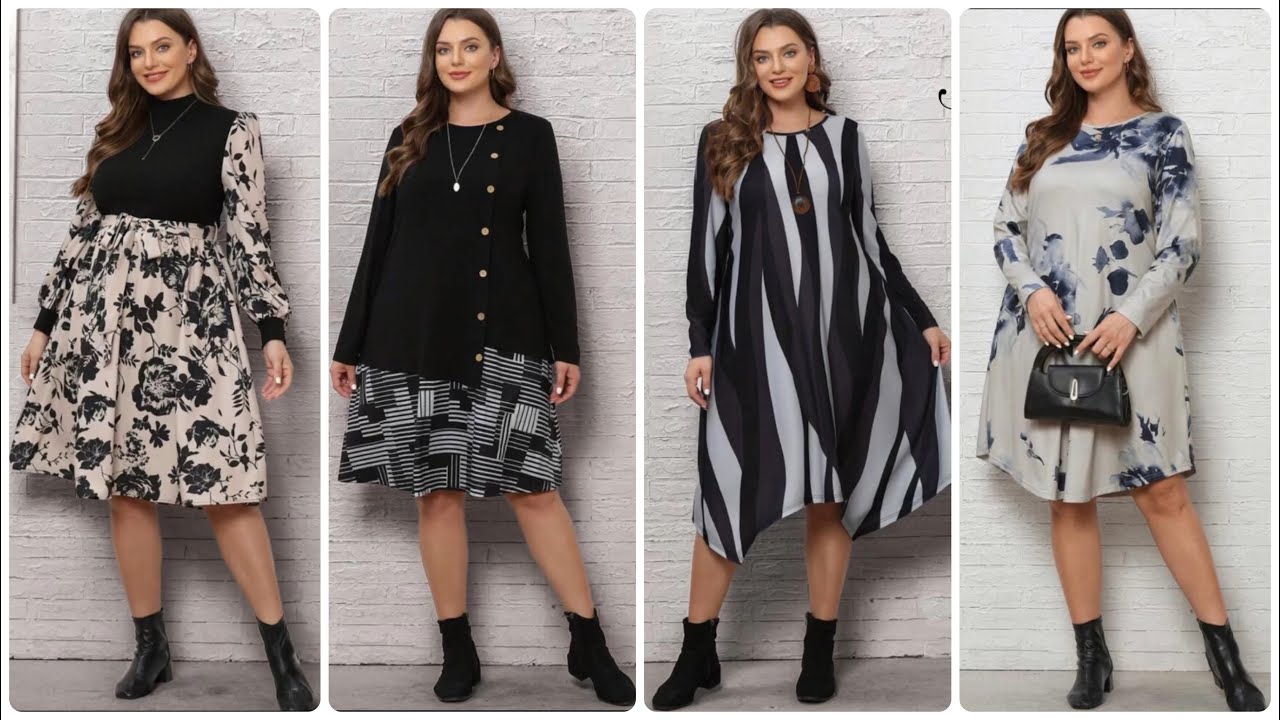 Vestidos casuales para tallas grandes que te encantarán