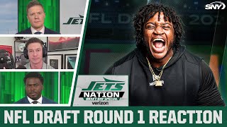 Reaction to Jets' first-round draft pick from Connor Rogers, Connor Hughes, and Quincy Enunwa Profile