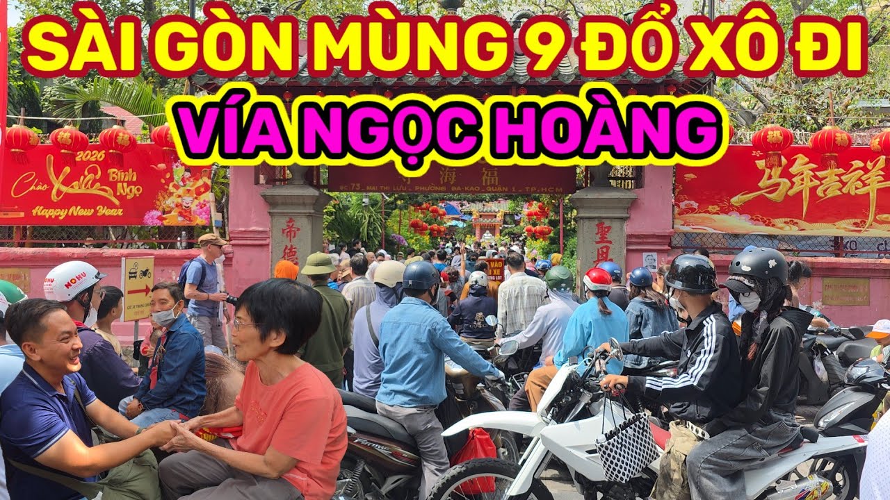 CHÙA NGỌC HOÀNG M9 TẾT QUÁ TẢI - VẠN NGƯỜI CHEN CHÚC NHAU ĐI VÍA NGỌC HOÀNG || Nick Nguyen
