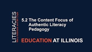 5.2 The Content Focus of Authentic Literacy Pedagogy