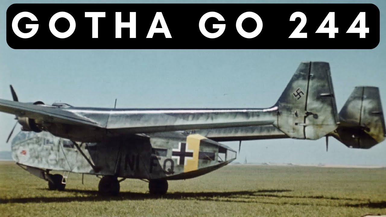Gotha Go 244 – MOTORIZED Transport Glider of the Luftwaffe (’42 – ’44)