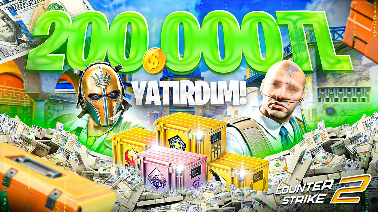 CS2'ye 200.000 TL YATIRIM YAPTIM / NE KADAR KAZANDIM? / STEAM MARKET / COUNTER-STRIKE 2