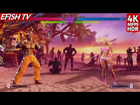 Dee Jay vs Bikini Cammy (Hardest AI) - Street Fighter 6