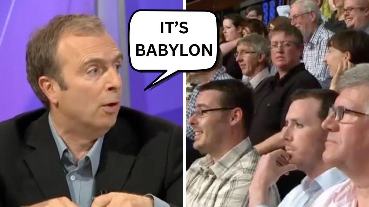 Audience BOOS and LAUGHS at CHRISTIAN panelist as he speaks out against SEXUALISATION OF CHILDREN