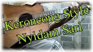 Video thumbnail of "Nyidam Sari - Manthous | Keroncong Style Guitar Cover_Te Pe Ha"