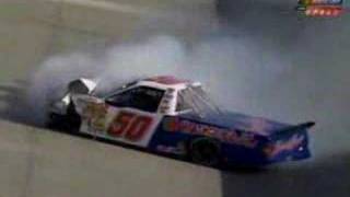 TJ Bells Hard Crash at Dover