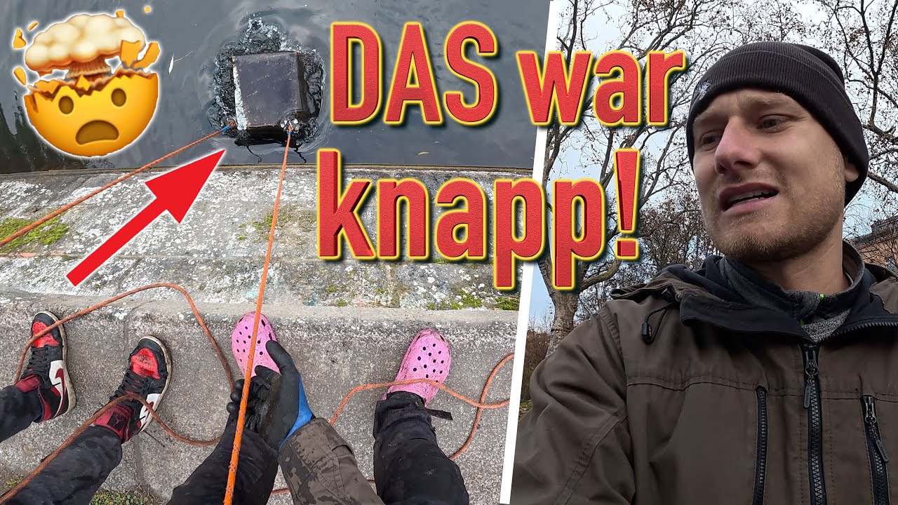 GEFAHR beim Magnetfischen!! 🤯 (Schatzsuche)