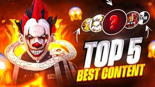 Top 5 NEW Best Content For ff Shorts Creator 2025 | Viral Growth Tips !!