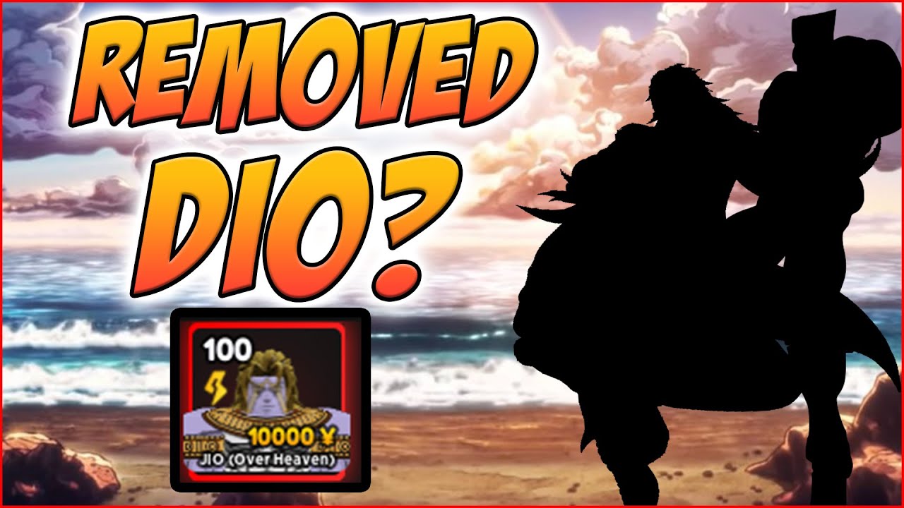 Has Dio (Over Heaven) been Removed from Anime Adventures?
