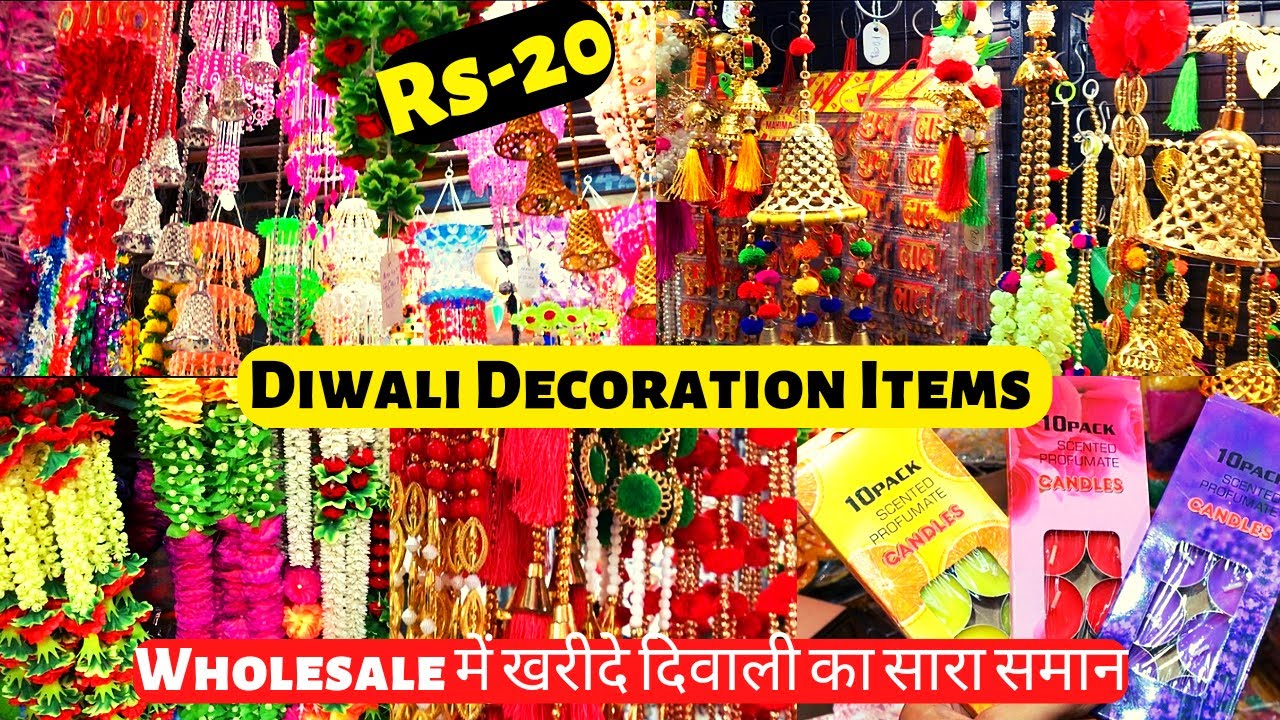 Diwali Decoration Wholesale Market In Ludhiana part2 Fancy jhumar