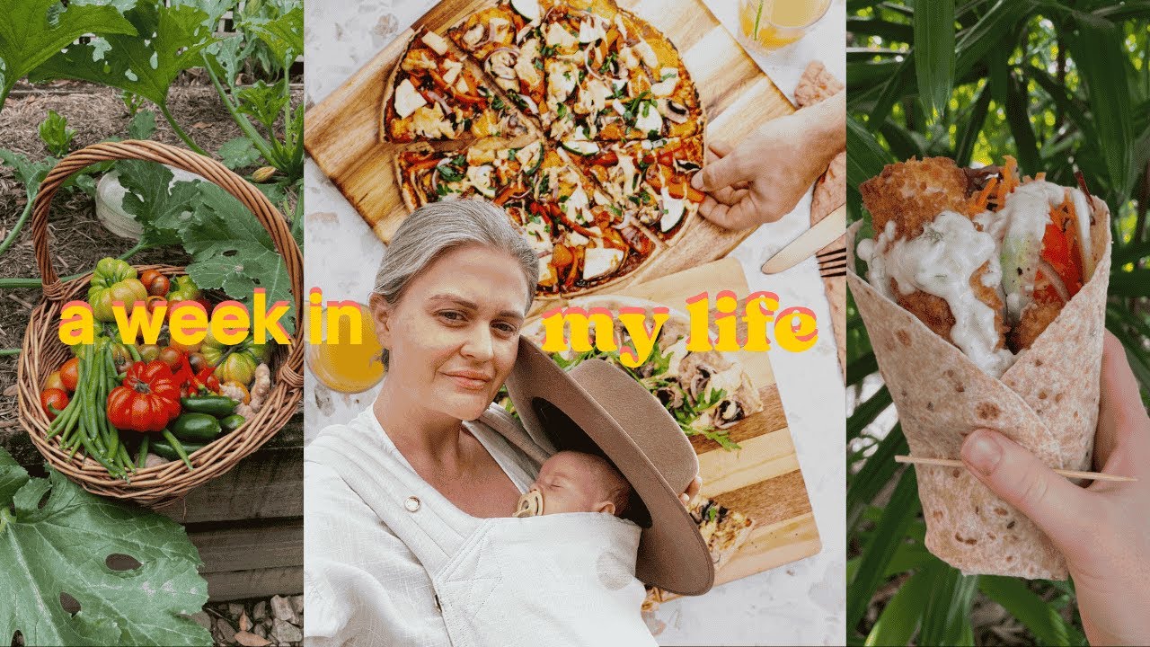 Week In the life | Australian mum | 3 months postpartum | Gardening, cooking baby life