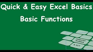 Basic Spreadsheet Functions