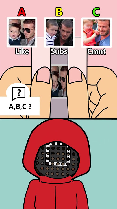 Coba komen kalian tim A,B atau C ?#shorts #funny #comedy #cute #animation #guess #cartoon #memes