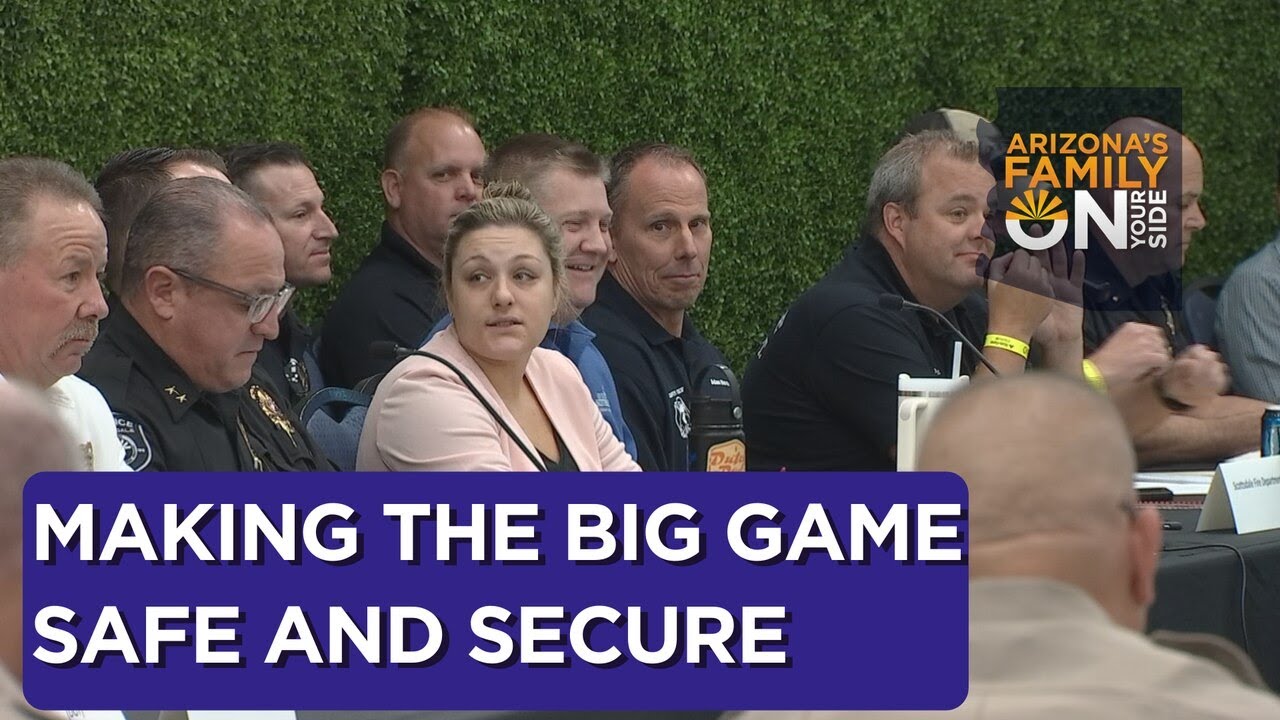 OYS: Super Bowl LVII Safety and Security meeting in State Farm Stadium