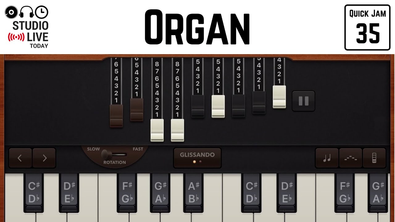 ORGAN in GarageBand iOS (iPhone/iPad)