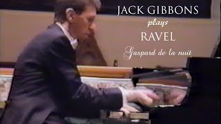 Gibbons plays Ravel Gaspard de la nuit, with the Bertrand poems read by Gielgud
