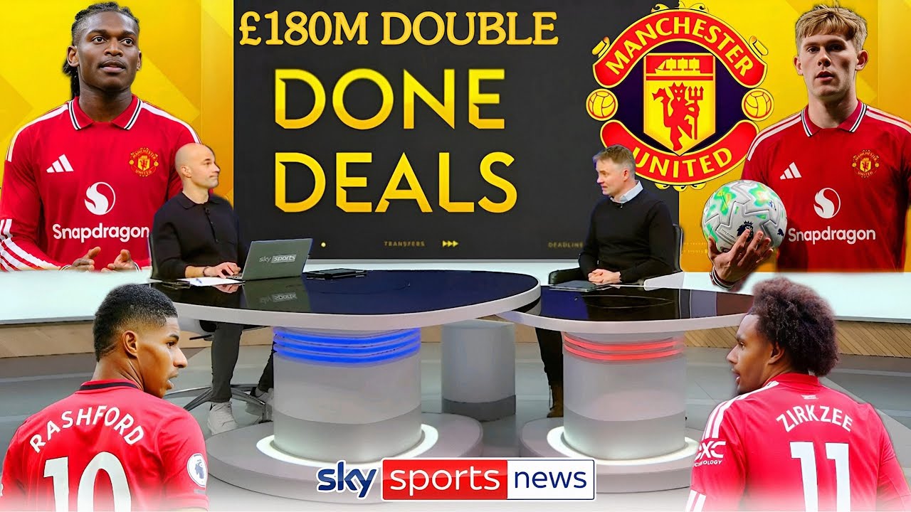 Breaking🚨Man Utd £180M Double Swoop Deal Done✅ AC Milan Star Join United🔥Zrikzee Rashford Latest🔴NOW