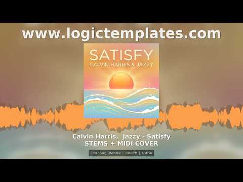Calvin Harris Jazzy Satisfy STEMS MIDI Cover MIDI Pack