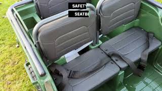 Hotchkiss Willys Jeep Style 24V Battery Electric Ride On Car For Kids