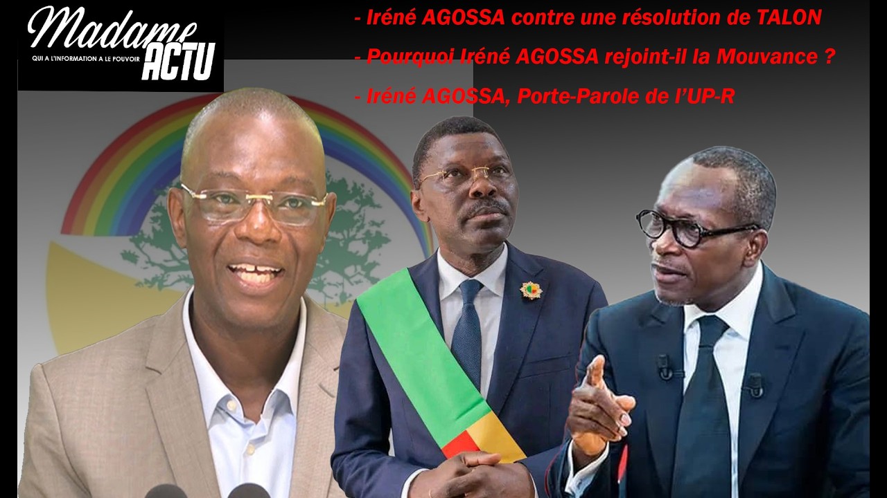 Agossa Iréné AGOSSA, Nouveau Porte-parole de l'UP-R sur l'Entretien Grand ...