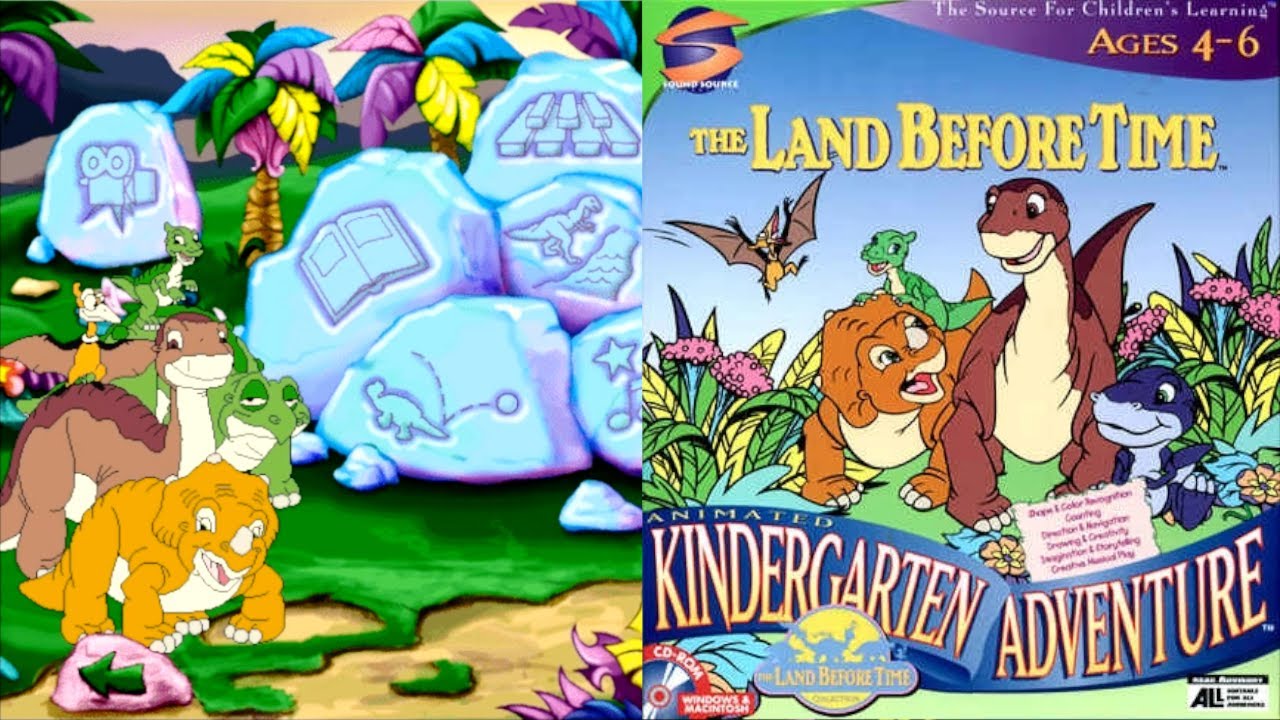 The Land Before Time: Kindergarten Adventure (PC, Windows) [1998] longplay.