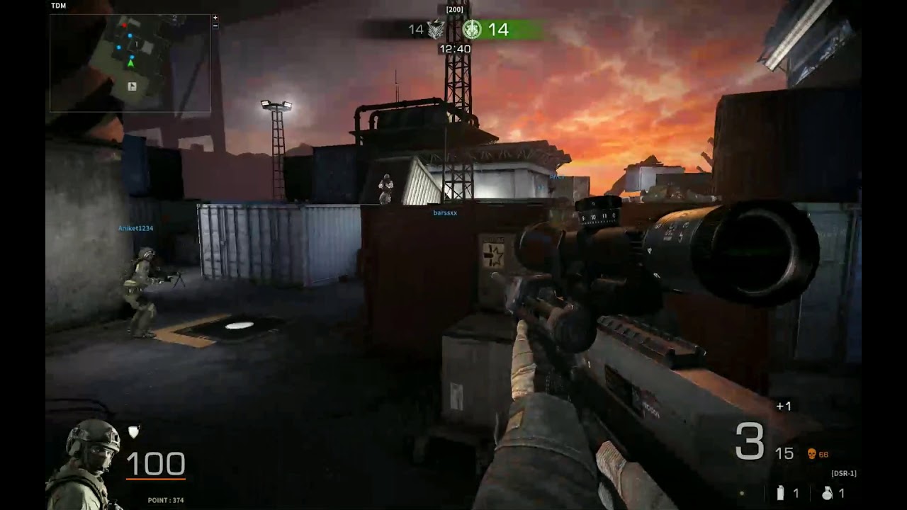 black squad - New Player Sniper MSR,DSR