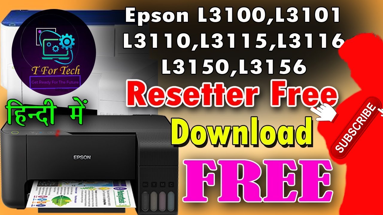 How To Reset Epson Printer "waste ink pad" Red Light Blinking T For