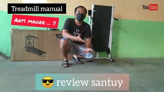 Review santuy dan Perakitan Treadmill Manual - Speeds LX 042-5