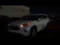First Look 2020 Toyota Highlander At Night First Look 2020 Toyota Highlander At Night