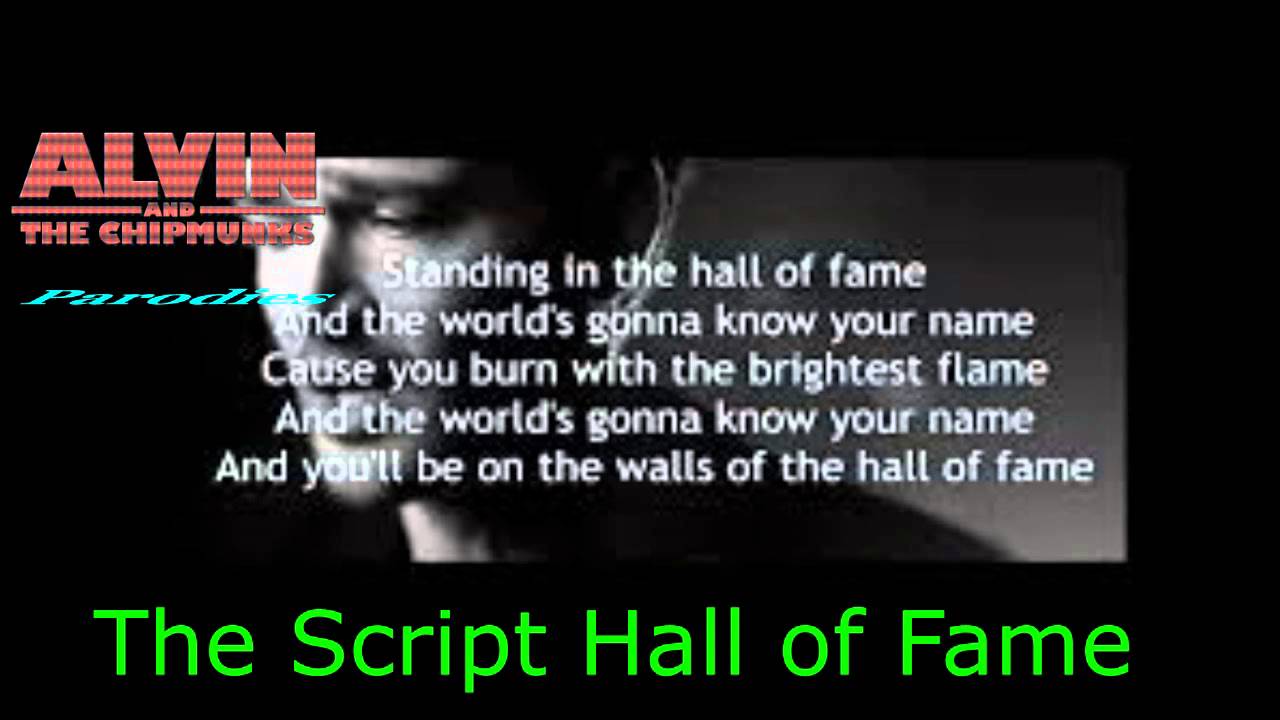 The Script Hall Of Fame Alvin and the Chipmunks Parodies YouTube