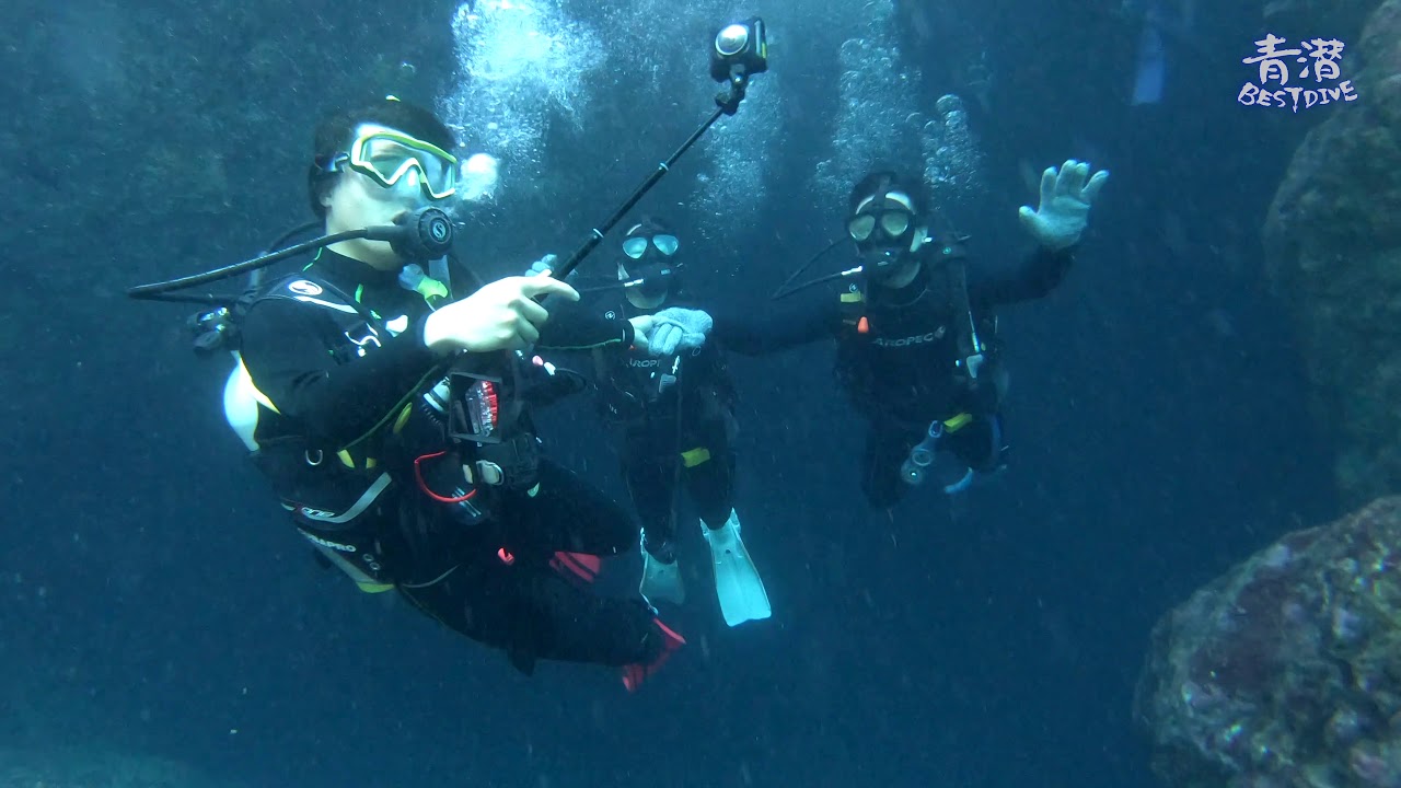 沖繩風景影片 潛水店實測gopro Hero9 潛水測試 字幕 Youtube