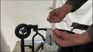 HOW TO EXCHANGE THE MOTOR On Malisa Mobility Electric Wheelchair