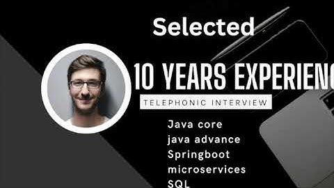 java microservice telephonic interview of 10 years experienced