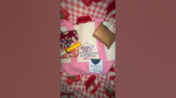 what’s in my trader joe’s mini tote #minitote #whatsinmybag #whatsinmypurse